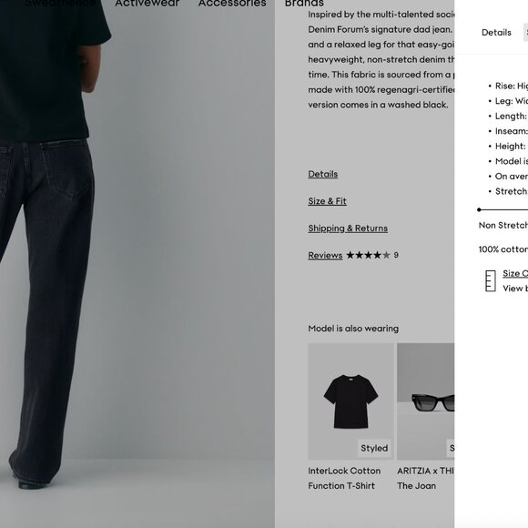 The '90s Marlo Hi-rise Baggy Jean - Picture 5 of 11